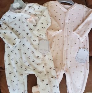 Two Kyle and Deena onesies
